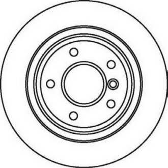 BMW диск гальмівний задн.E39 2.0/2.5 96- Jurid 562062JC