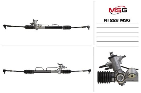 Рульова рейка (з ГПК) Almera 06-12 MSG NI228