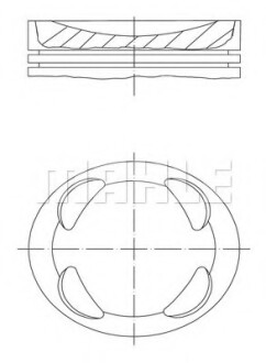 Поршень MAHLE MAHLE / KNECHT 081 PI 00104 001