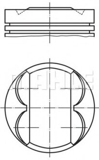 Поршень MAHLE MAHLE / KNECHT 011 PI 00105 002 (фото 1)