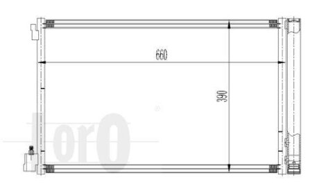 Радіатор кондиціонера Insigina A 1.6-2.8 08- LORO DEPO 037-016-0036