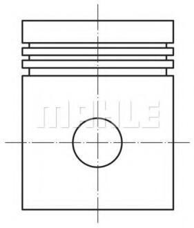 Поршень MAHLE MAHLE / KNECHT 012 02 01 (фото 1)